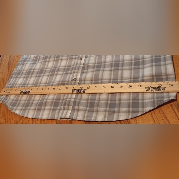 5.11 Tactical Short Sleeve Plaid Snap Up Men's Shirt Size L - Picture 9 of 11